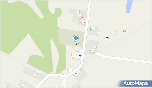 Jabłoniec, Jabłoniec, 71, mapa Jabłoniec