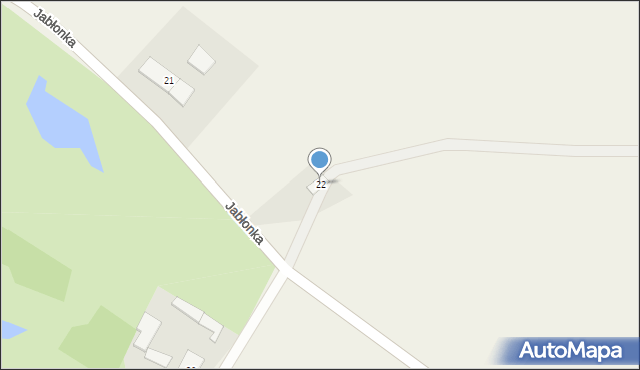 Jabłonka, Jabłonka, 22, mapa Jabłonka