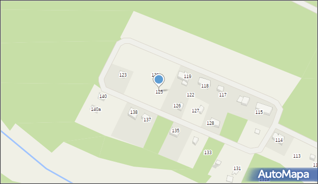 Jabłonka, Jabłonka, 125, mapa Jabłonka