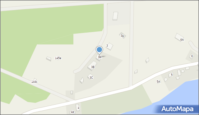 Jabłonka, Jabłonka, 3A, mapa Jabłonka