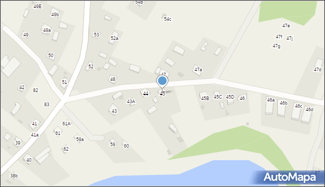 Jabłonka, Jabłonka, 45, mapa Jabłonka