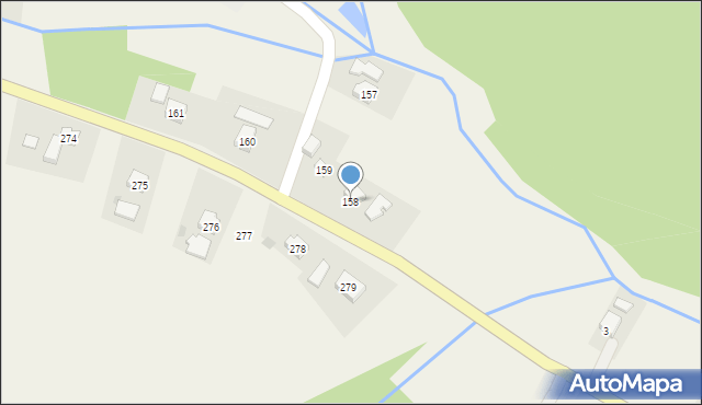 Jabłonka, Jabłonka, 158, mapa Jabłonka