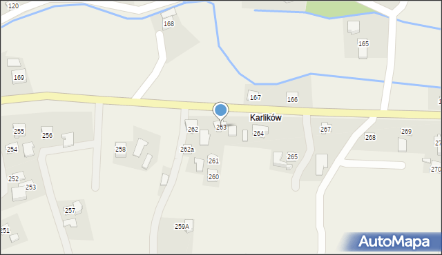 Jabłonka, Jabłonka, 263, mapa Jabłonka