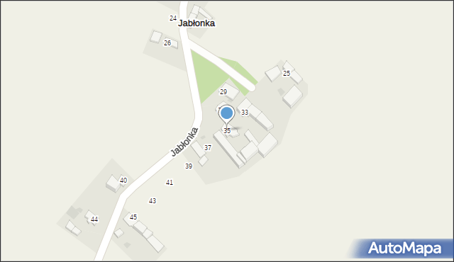 Jabłonka, Jabłonka, 35, mapa Jabłonka