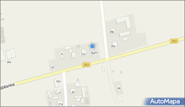 Jabłonka, Jabłonka, 31a, mapa Jabłonka