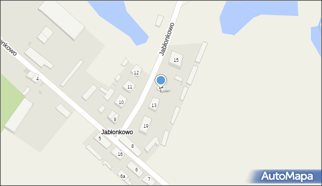 Jabłonkowo, Jabłonkowo, 17, mapa Jabłonkowo