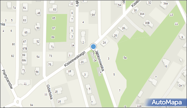 Jabłonna, Jabłonowska, 2, mapa Jabłonna