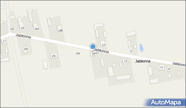 Jabłonna, Jabłonna, 15, mapa Jabłonna