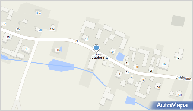 Jabłonna, Jabłonna, 11A, mapa Jabłonna