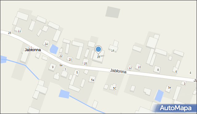 Jabłonna, Jabłonna, 16, mapa Jabłonna