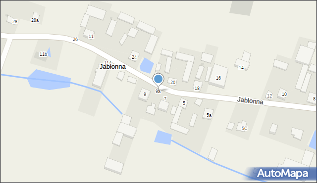 Jabłonna, Jabłonna, 9a, mapa Jabłonna