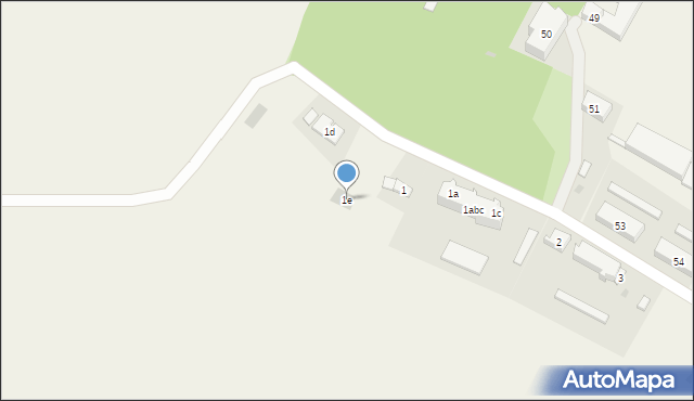 Jabłonna, Jabłonna, 1e, mapa Jabłonna