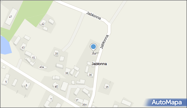 Jabłonna, Jabłonna, 35a, mapa Jabłonna