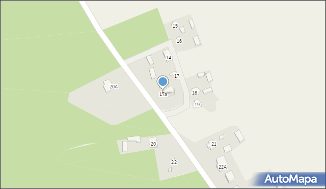 Jabłonna, Jabłonna, 17a, mapa Jabłonna