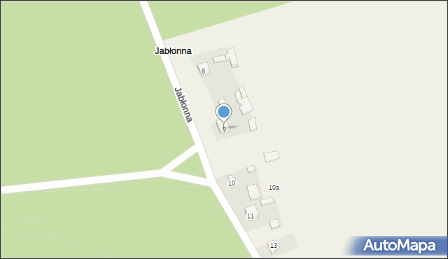 Jabłonna, Jabłonna, 9, mapa Jabłonna