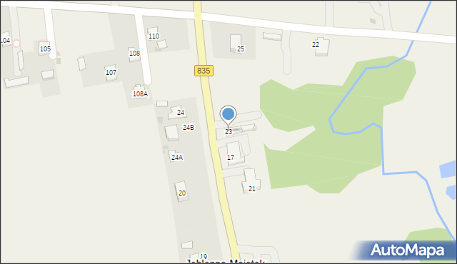 Jabłonna-Majątek, Jabłonna-Majątek, 23, mapa Jabłonna-Majątek