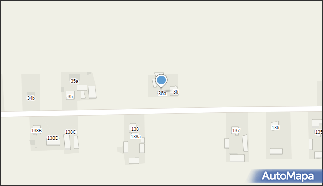 Jabłonna-Majątek, Jabłonna-Majątek, 36a, mapa Jabłonna-Majątek