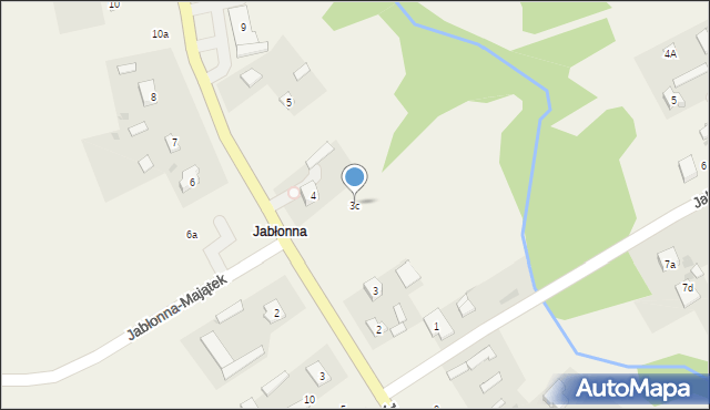 Jabłonna-Majątek, Jabłonna-Majątek, 3c, mapa Jabłonna-Majątek