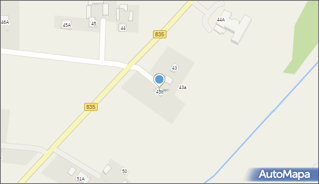 Jabłonna-Majątek, Jabłonna-Majątek, 43b, mapa Jabłonna-Majątek