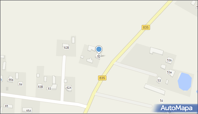 Jabłonna-Majątek, Jabłonna-Majątek, 52, mapa Jabłonna-Majątek