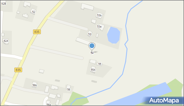 Jabłonna-Majątek, Jabłonna-Majątek, 54, mapa Jabłonna-Majątek