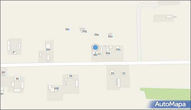 Jabłonna Pierwsza, Jabłonna Pierwsza, 89c, mapa Jabłonna Pierwsza