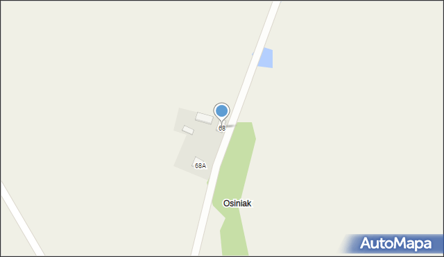 Jabłonów, Jabłonów, 68, mapa Jabłonów