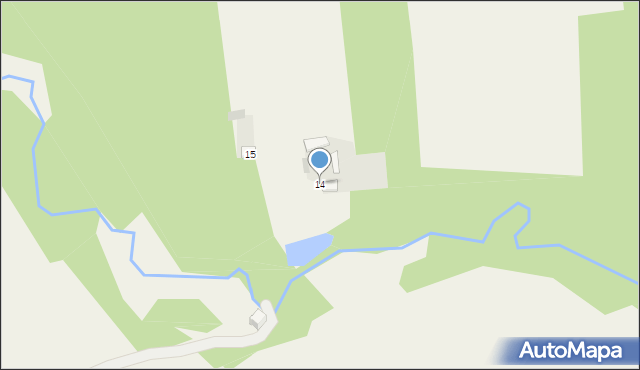 Jabłonów, Jabłonów, 14, mapa Jabłonów