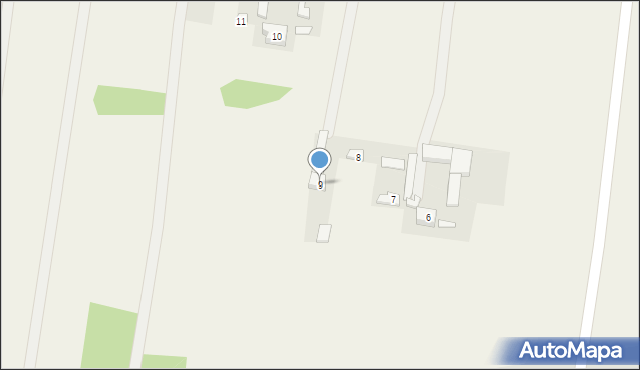 Jabłonów, Jabłonów, 9, mapa Jabłonów