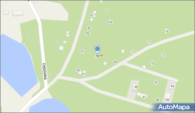 Jabłonowiec, Jabłonowiec, 58, mapa Jabłonowiec