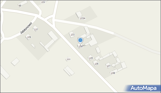 Jabłonowo, Jabłonowo, 104, mapa Jabłonowo