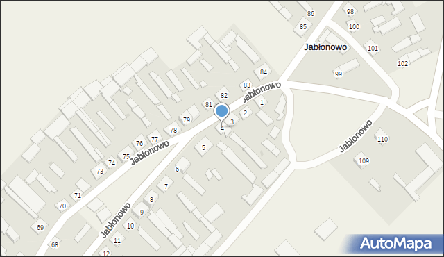 Jabłonowo, Jabłonowo, 4, mapa Jabłonowo