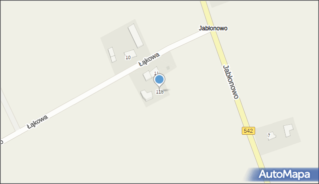Jabłonowo, Jabłonowo, 11b, mapa Jabłonowo