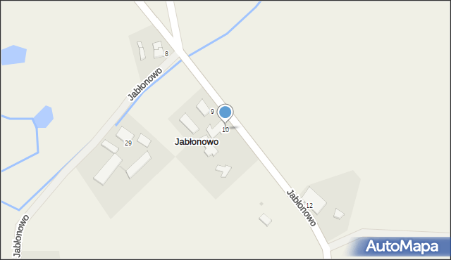 Jabłonowo, Jabłonowo, 10, mapa Jabłonowo