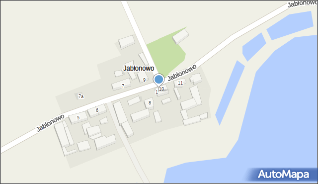 Jabłonowo, Jabłonowo, 10a, mapa Jabłonowo