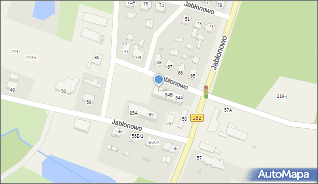 Jabłonowo, Jabłonowo, 84C, mapa Jabłonowo