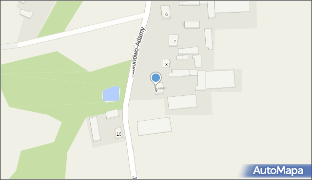 Jabłonowo-Adamy, Jabłonowo-Adamy, 9, mapa Jabłonowo-Adamy