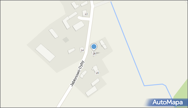 Jabłonowo-Adamy, Jabłonowo-Dyby, 15, mapa Jabłonowo-Adamy