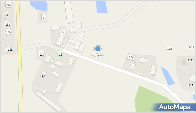 Jabłówko, Jabłówko, 13, mapa Jabłówko