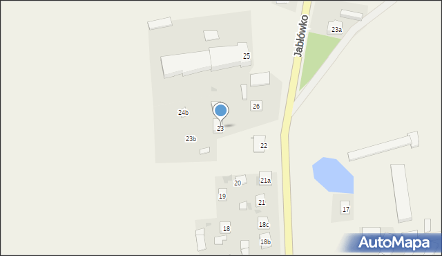 Jabłówko, Jabłówko, 23, mapa Jabłówko