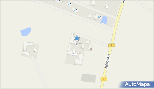 Jabłówko, Jabłówko, 30, mapa Jabłówko