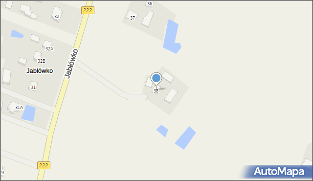 Jabłówko, Jabłówko, 38, mapa Jabłówko