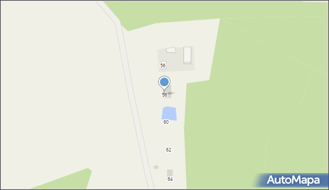 Jabłówko, Jabłówko, 58, mapa Jabłówko