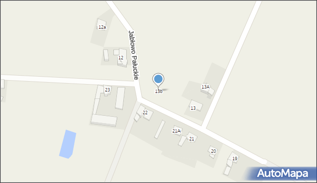 Jabłowo Pałuckie, Jabłowo Pałuckie, 13b, mapa Jabłowo Pałuckie