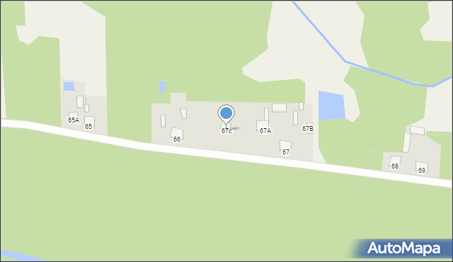Jacentów, Jacentów, 67c, mapa Jacentów