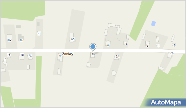 Jacentów, Jacentów, 6A, mapa Jacentów