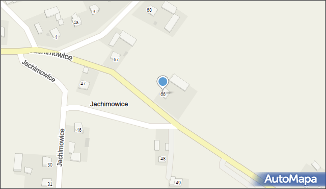 Jachimowice, Jachimowice, 66, mapa Jachimowice
