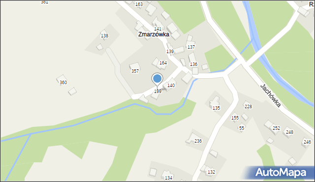 Jachówka, Jachówka, 199, mapa Jachówka