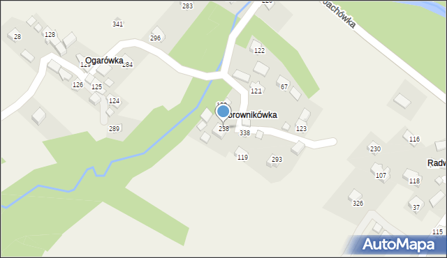 Jachówka, Jachówka, 238, mapa Jachówka