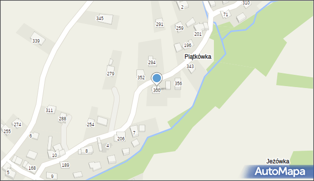 Jachówka, Jachówka, 300, mapa Jachówka